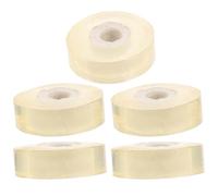 WOONEKY Film de Greffage Auto-adhésif Ruban de Greffage Auto-adhésif 5 Rouleaux PE Beige Extensible et Élastique, S’étire Croissance pour Germes et Arachides, Intérieur