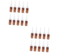 WOONEKY Flacon Pompe Vide 30 Pièces Flacon Pulvérisateur à Fine Brume Petite Bouteille Nasale Mini Flacon Nasal Flacon Nasal Pulvérisateur Marron Vide Direct Pulvérisateur Nasal Vide