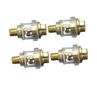 WOONEKY Graisseur Pneumatique Mini Compact 1/4 en Ligne Lot de 4 Graisseurs d'Air Étanches et Résistants à L'Usure Lubrificateur pour Outils Pneumatiques Entretien pour Atelier et