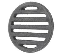 WOONEKY Grille de Foyer Ronde Ignifugée 10 Cm en Acier pour Poêle à Bois, Circulation D’air Optimisée, Maintien du Charbon, Insert pour Cheminée Intérieure et Extérieure, Accessoire
