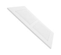 WOONEKY Grille de reprise d'air du système de chauffage, ventilation et climatisation blanche 30x20 cm en métal, filtre à poussière, panneau affleurant, pour maison