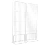 WOONEKY Grille Du Compartiment Congélateur Séparateur De Réfrigérateur Diviseur D'étagère Séparateur D'étagère White