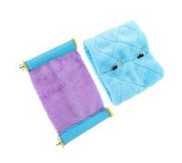 WOONEKY Hamac Nid Oiseau Suspendu Confortable pour Perroquet et Petits Oiseaux avec Lit Douillet Coton Chaud Maison Hiver pour Cage