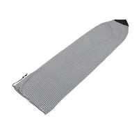 WOONEKY Housse de Protection pour Planche de Surf 180x50 Cm en Polyester Résistant aux Intempéries, Manchon Extensible Fermeture à Cordon, Étui Léger et Portable pour Voyage et Sports