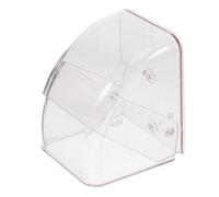WOONEKY Housse Étanche pour Sonnette sans Fil Transparente Protection Pluie Extérieure Facile à Installer Compatible Murs Extérieurs Protège Bouton Dégâts Eau