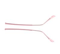 WOONEKY Jambes de Lunettes Transparentes avec Embouts Remplacement pour Branches de Lunettes Kit de Réparation Facile à Installer Compatible de Vue et Solaire Rose