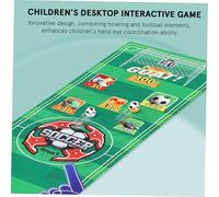 WOONEKY Jeu de Société Football de Table Compact et Durable Mini Jeu Interactif de Football et Bowling pour Garçon Fille Améliore Coordination et Réflexes Lors de et Réunions Familiales