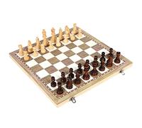 WOONEKY Jeu Échecs Pliable pour Garçon Fille Plateau Sécurisé avec Bords Arrondis Portable et Stable pour Parties et Récréatives