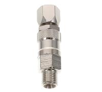 WOONEKY Joint Pivotant pour Pulvérisateur de Peinture Pouce Acier Inoxydable Connecteur Rotatif Anti-enroulement pour Lance et Tuyau Pulvérisateur sans Air