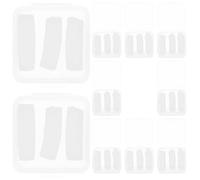 WOONEKY Kit de 10 Boîtes de Pâte Adhésive Blanche pour Dessin Diamant Pâte à Modeler pour Fixation de Diamants Outils de Bricolage Créatif pour Peinture Loisirs Artistiques et Usage