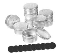 WOONEKY Kit De 10 Boîtes Métalliques De Dressage D'odeur pour Chien avec 10 Magnets 25 * 2mm Équipement D'agilité pour Animaux Support Pratique pour Entraînement Accessoires pour Animaux De Compagnie