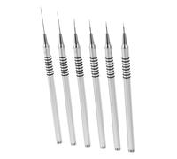 WOONEKY Kit de Pinceaux à Ongles Pinceaux Filés pour Art de Ongles et DIY Confortables et Faciles à Utiliser pour Créativité et Partage
