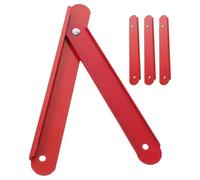 WOONEKY Kit de Remplacement Charnières d'Échelle 4 Pièces pour Escabeaux Pliants, Adapté aux Échelles de Chantier, Support Robuste pour Usage Intensif