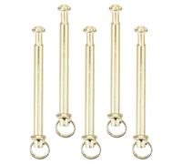 WOONEKY Kit de Réparation pour Éventails Pliants Rivets Dorés à Anneau et Écrous en Acier Inoxydable 5 Jeux 1.10 * 0.20 * 0.20In Accessoires pour Réparation des Ventilateurs Portatifs