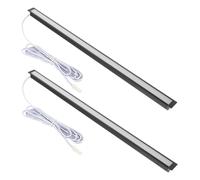 WOONEKY Kit D'Éclairage LED Sous Cabinet Rechargeable 2pcs Lampes De Placard 30CM En Lumière Naturelle 4000K Idéal Pour Cuisine Meubles Et Vitrines
