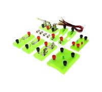 WOONEKY Kit Expérimentation Électrique pour Élèves Ensemble de Circuits Électroniques Sécurisés pour Écoles Primaire et Collège Activités Scientifiques et Pédagogiques