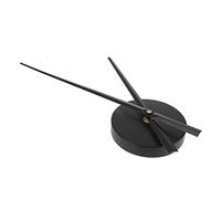 WOONEKY Kit Mécanisme Horloge Murale avec Aiguilles Métalliques Noires Moteur Haute Précision et Couple Élevé Remplacement Diy pour Création et Réparation Horloge de Salon