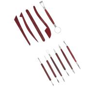 WOONEKY Kit Outils de Modelage Argile pour Sculpture Gravure Lissage et Poterie Accessoires pour Pâte à Modeler et Céramique Complet pour Artistes et Amateurs