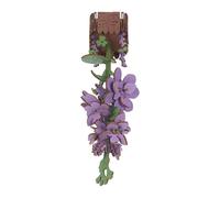 WOONEKY Kit Puzzle 3D Fleurs en Bois Massif Violettes Bouquet DIY Décoratif sans Entretien Loisirs Créatifs pour Adultes et Garçon et Filles Maquette de Fleur Artistique pour