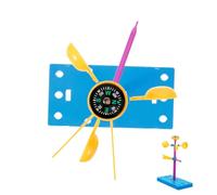 WOONEKY Kit Scientifique Éducatif Girouette à Assembler en Plastique Robuste pour Garçon Et Filles, Taille Compacte, Jouet à Fabriquer Soi-même pour Expériences Scientifiques Et Apprentissage Ludique