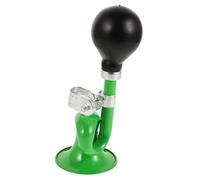 WOONEKY Klaxon de Vélo D’Escargot, Puissant, Manuel, 75mm, Vert | Caoutchouc et Fer, sans Piles, Résistant aux Intempéries, pour Guidons, Vélos D’garçon et Filles et Rues Animées