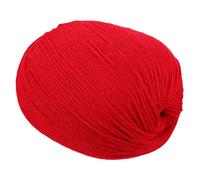 WOONEKY Laine Rouge 100% Laine Mérinos 100 G Pelote Fil à Tricoter et Crocheter pour Pulls, Couvertures Bébé et Accessoires Diy, Fil Lavable en Machine, Tricot Crochet Artisanat
