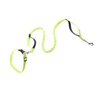 WOONEKY Laisse Réglable pour Chien Couleur Verte Corde de Traction Multifonctionnelle pour Promenade Entraînement et Jogging Accessoire pour Animaux de Compagnie