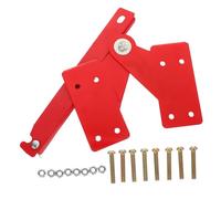 WOONEKY Liaison Articulée Aluminium pour Échelle Charnière Renforcée avec Vis et Tige Accessoire pour Échelle de Grenier pour Installation Facile