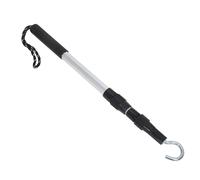 WOONEKY Loft Ladder Pull-down Hook System Kit Aluminum Alloy Telescopic Rod Attic Pull System Hook Stair Pull Rod For Home Garage Rv Use