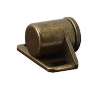 WOONEKY Loquet de Porte Magnétique en Alliage de Zinc Ultra-Fin Style Antique 1 Pièce Butée de Porte pour Placard et Armoire Verrouillage sans Clé Adapté pour Utilisation Domestique