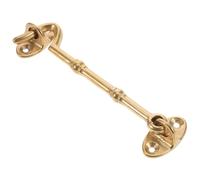 WOONEKY Loquet Porte Intérieur Laiton Rotatif avec Crochet Œillet pour Fenêtre et Porte Moustiquaire Installation Facile avec Vis Crochet de Serrure pour Cabine et Garage