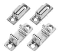 WOONEKY Loquets En Acier Inoxydable Pour Hotte Aspirante, Fixation De Panneau De Verre, Visserie Pour Hotte Murale, Lot De 4 Pièces, Installation Sans Outil, Accessoires De Réparation La Cuisine