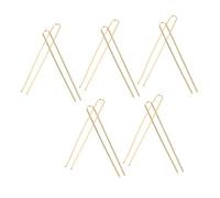 WOONEKY Lot De 10 Fourches À Cheveux En Métal Pour Femmes En Forme De U Couvre-chefs Confortables Et Non Toxiques