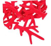 WOONEKY Lot De 100 -têtes Floqués En Bois De Cerf Réalistes Pour Décoration De Festival