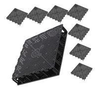 WOONEKY Lot de 12 Plaques Filtrantes pour Fond Daquarium Respirantes Et Flexibles Faciles À Installer pour Les Accessoires Daquarium
