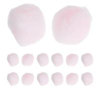 WOONEKY Lot de 16 Bouchons D'oreilles en Cire Antibruit pour Dormir, Isolation Phonique, Réutilisables, Confortables sans Pression, Couleur Rose, Protection Auditive pour Sommeil