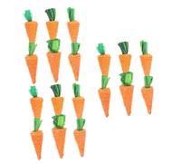 WOONEKY Lot de 18 Jouets À Mâcher pour Lapin, Radis, Carotte, Hamster, Carotte, Carotte, Carotte, Carotte, Carotte, Carotte, Carotte, Carotte, Accessoires pour Lapins