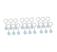 WOONEKY Lot De 18 Porte-Clés Globe Pour Enfants, Pendentifs, Porte-Clés, Porte-Clés, Porte-Clés, Porte-Clés, Porte-Clés, Porte-Clés Fantaisie, Porte-Clés, Pendentif, Artisanat