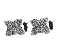 WOONEKY Lot De 2 Adorables Vêtements Et Robes pour Petits Animaux De Compagnie en Corde À Tirer