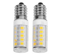 WOONEKY Lot de 2 Ampoules LED Cuisine 4w E14, Ampoules de Rechange pour Hotte Aspirante, Veilleuse LED à Faible Consommation D'énergie, Matériau Céramique, Éclairage Intérieur Performant