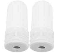 WOONEKY Lot de 2 Filtres de Robinet en Céramique pour Purificateur d'Eau Domestique Élément Filtrant Anti-Chlore et Métaux Lourds Compatible la Cuisine Facile à Nettoyer et Solide