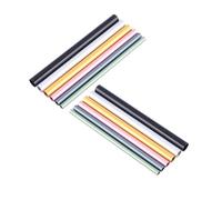 WOONEKY Lot De 2 Set De Tubes De Mise En Métal Courbé En c Pour Nail Art, 12 Pointes, Outils Manucure Gel Uv, Fixation Courbe Ongle, Pour Femmes, Usage Professionnel Manucure