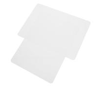 WOONEKY Lot de 2 Tableaux Blancs Effaçables à Sec A4 Feuilles Légères Multifonctions pour Bureau et Salle de Classe Bloc-Notes Réutilisable pour Élèves et Enseignants Surface Lisse