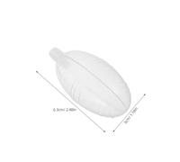 WOONEKY Lot de 20 Inserts Couineurs pour Jouets Soi-Même Modèle Rugby Forme Ergonomique Ovale Pièces de Rechange Multifonctions pour Peluches et Jouets Interactifs