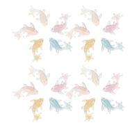 WOONEKY Lot de 250 Breloques pour Ongles Dauphins en Résine Multicolore Mini Ornements Marins pour Nail Art Plage Décoration Ongles Animaux Marins Fournitures Créatives