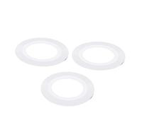 WOONEKY Lot De 3 Rouleaux à Ongles Autocollants Blancs 3 Mm Rayures Ongles Bande De Marquage Pour Nail Art Manucure Diy