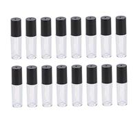 WOONEKY Lot de 30 Flacons de Gloss à Lèvres Vides Mini Format Voyage en Plastique Léger 5 Ml pour Maquillage Lèvres Portables et Réutilisables