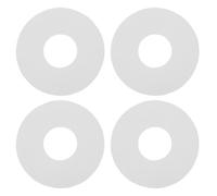 WOONEKY Lot de 4 Joints de Valve en Silicone Blanc 9 CM pour Bateau Gonflable Rondelles D’Étanchéité Résistantes Accessoire de Remplacement pour Matelas Pneumatique Kit pour Entretien