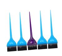 WOONEKY Lot de 5 Peignes de pour Cheveux Peigne de Coloration pour Cheveux Dents Colorées pour Une Utilisation en Salon à Domicile Facile à Laver Et à Sécher