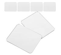 WOONEKY Lot de 6 Miroirs Autocollants Carrés 40X50 MM en Acrylique pour Téléphone Portable Miroir Adhésif Décoratif et Pratique Format Compact pour Usage Quotidien et Voyage